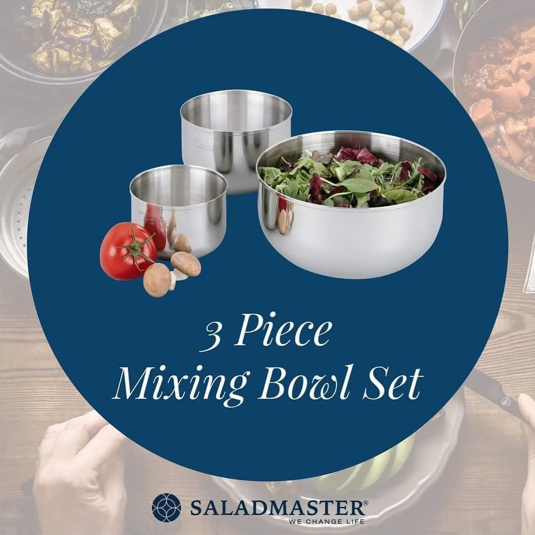 Saladmaster 3 Piece Mixing Bowl Set — Amazing Enterprise, LLC
